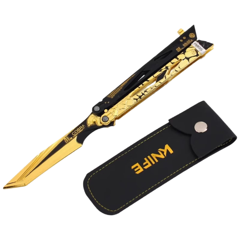 Murcia Children's Day Gift Kids Toy Yingfeng Butterfly Knife Delta Operation Peripheral Weapon Folding Model