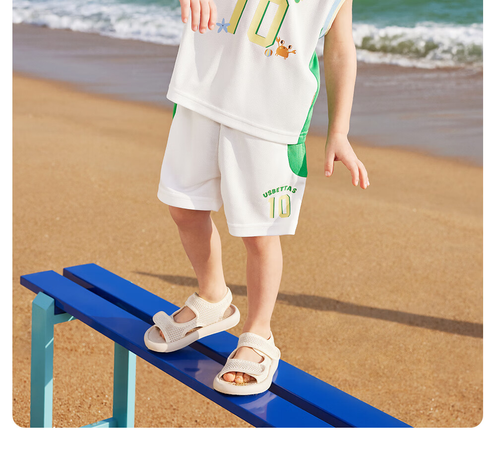 Beitais Boys Summer Lightweight Sports Set 2026 New Baby Sleeveless Vest Two-Piece Children's Basketball Outfit 15