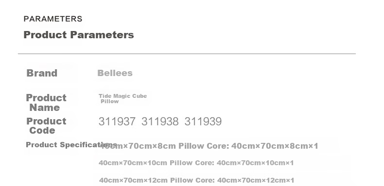 Bailisi Shuixing Jiafang Brand Pillow, Memory Foam Pillow, Cervical Pillow Core, Deep Sleep Care, Slow Rebound, Specialized for Sleeping, Memory Cotton Pillow 25