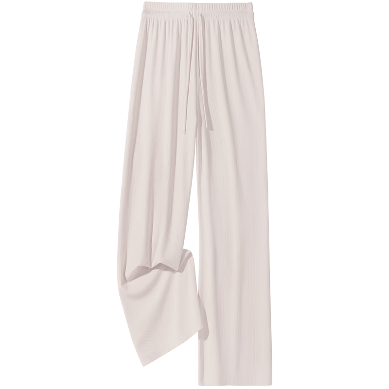 Baleno Women's Cooling Ice Silk Pants 2026 Summer Thin Wide-Leg Draped Casual Straight-Leg Trousers for Outdoor Sports
