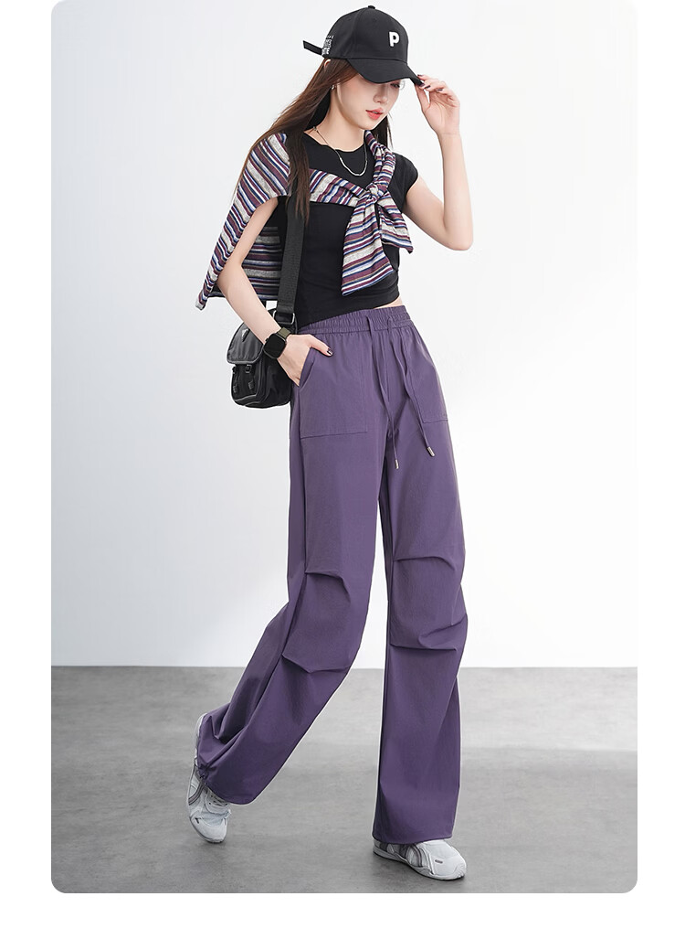 Free Style Women's Cargo Pants Summer Thin 2026 New High Waist Slim Waterproof Quick-Dry Outdoor Paratrooper Hiking Tactical Pants 21