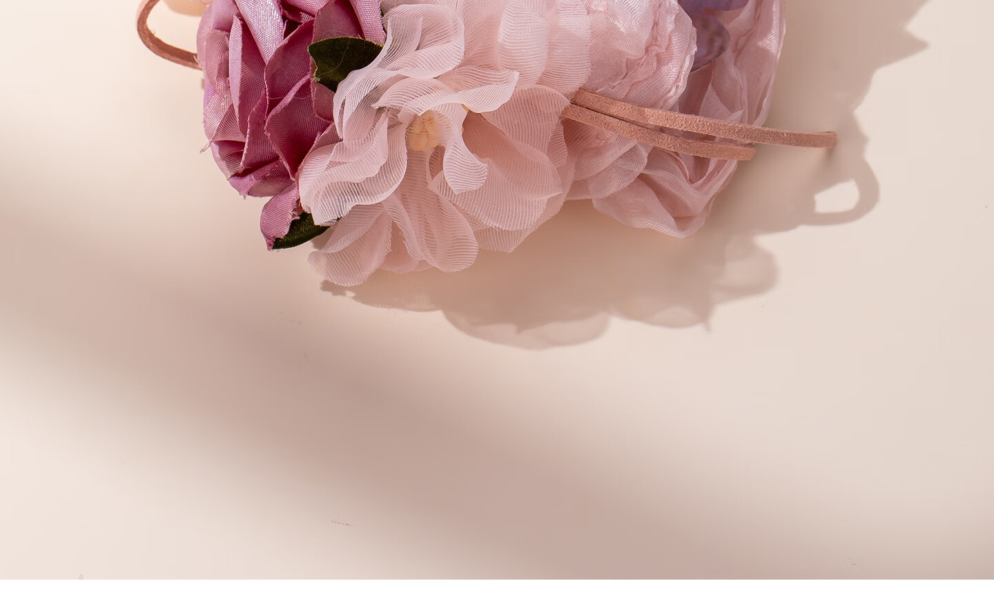 Qlady Summer Butterfly Peony Hair Scrunchie High-End Hair Tie Hair Accessory 2026 New Birthday Gift 16