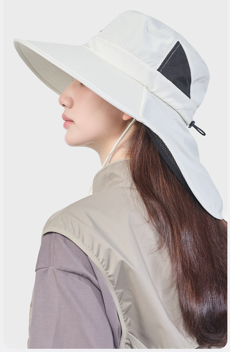 MISSION UV Sun Protection Hat for Women Summer Outdoor Hiking Sunshade Fisherman Hat Face Cover UV Protection Cap 6