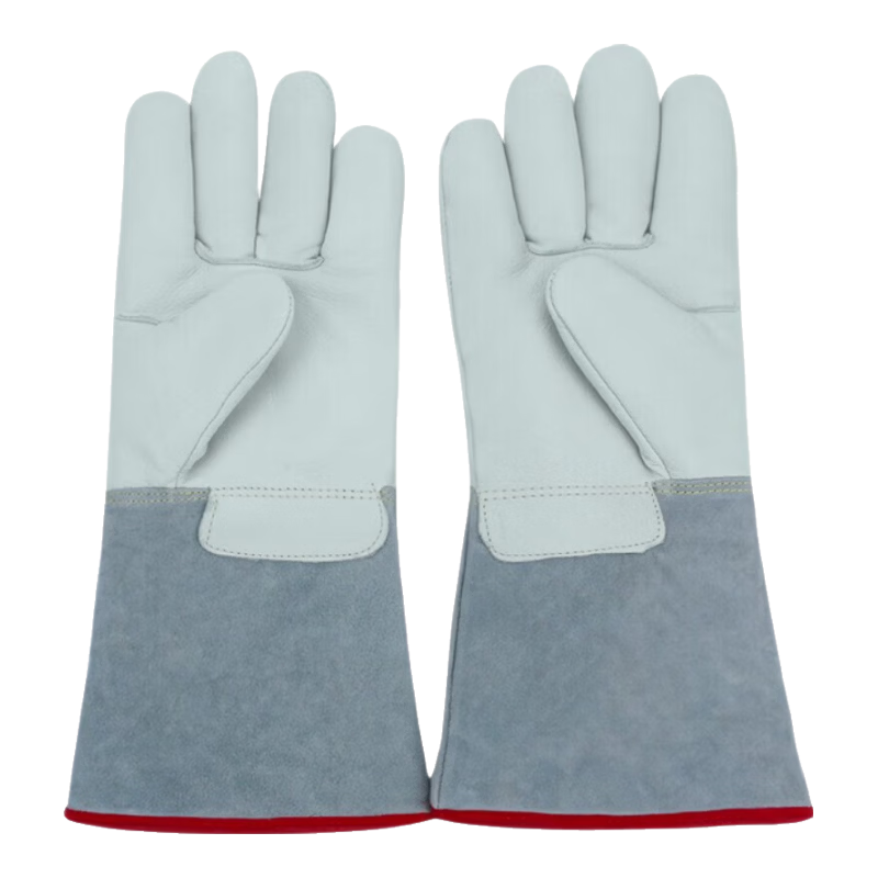 Maozheng Cold-Resistant Gloves 36cm Cowhide Anti-Cold Liquid Nitrogen Dry Ice Cold Storage Laboratory Natural Gas LNG Filling Station Protection 1 Pair