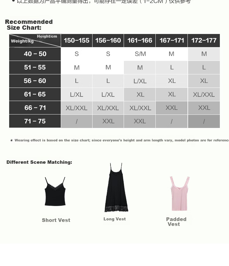 Hodo Women's Cotton-Spandex Stretch Breathable Lace Trim V-Neck Simple Tank Top Summer New Arrival 12