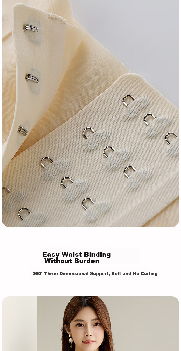 GRACEWELL Ultra-Thin Postpartum Waist Trainer Belly Slimming Belt Strong Waist Shaping Corset 8