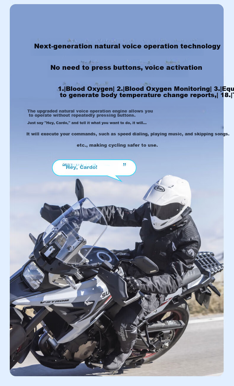 CARDO Motorcycle Helmet Bluetooth Headset Original Box Cross-Brand Intercom JBL Sound Cardo Edge 10
