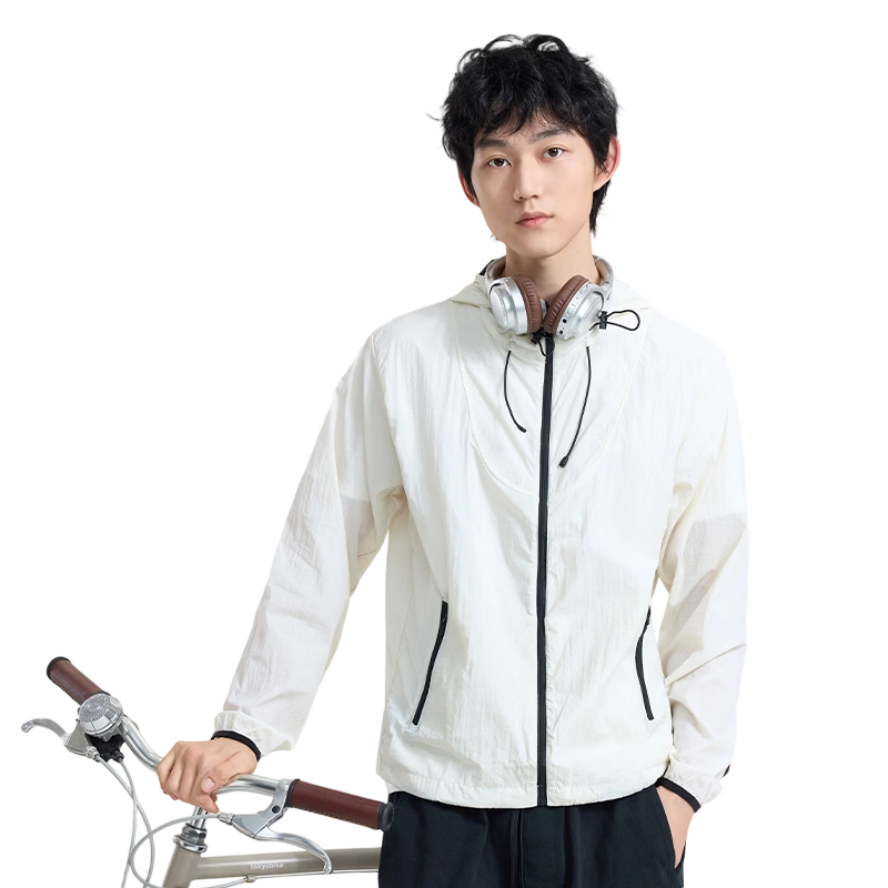 Langsha Unisex Ice Silk Sunscreen Jacket Spring Summer UV Protection Ultra-Thin Breathable Outdoor Skin Jacket Fishing Coat