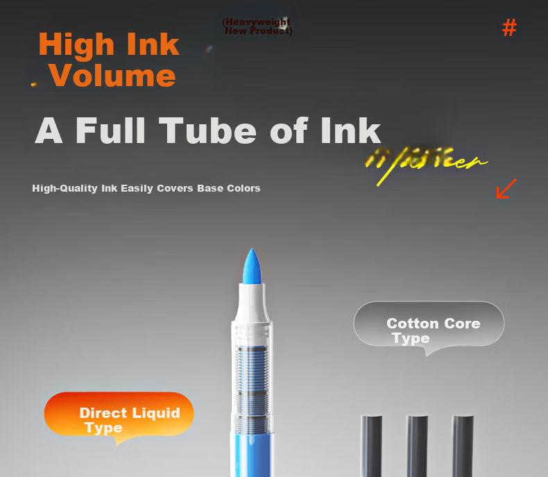 M&G 36-Color Acrylic Marker Pens Set with Direct Ink Bag, Children's Student Drawing and Graffiti Markers, Hand-Painted Coloring Pens, Back-to-School Gift APMT80J5 19