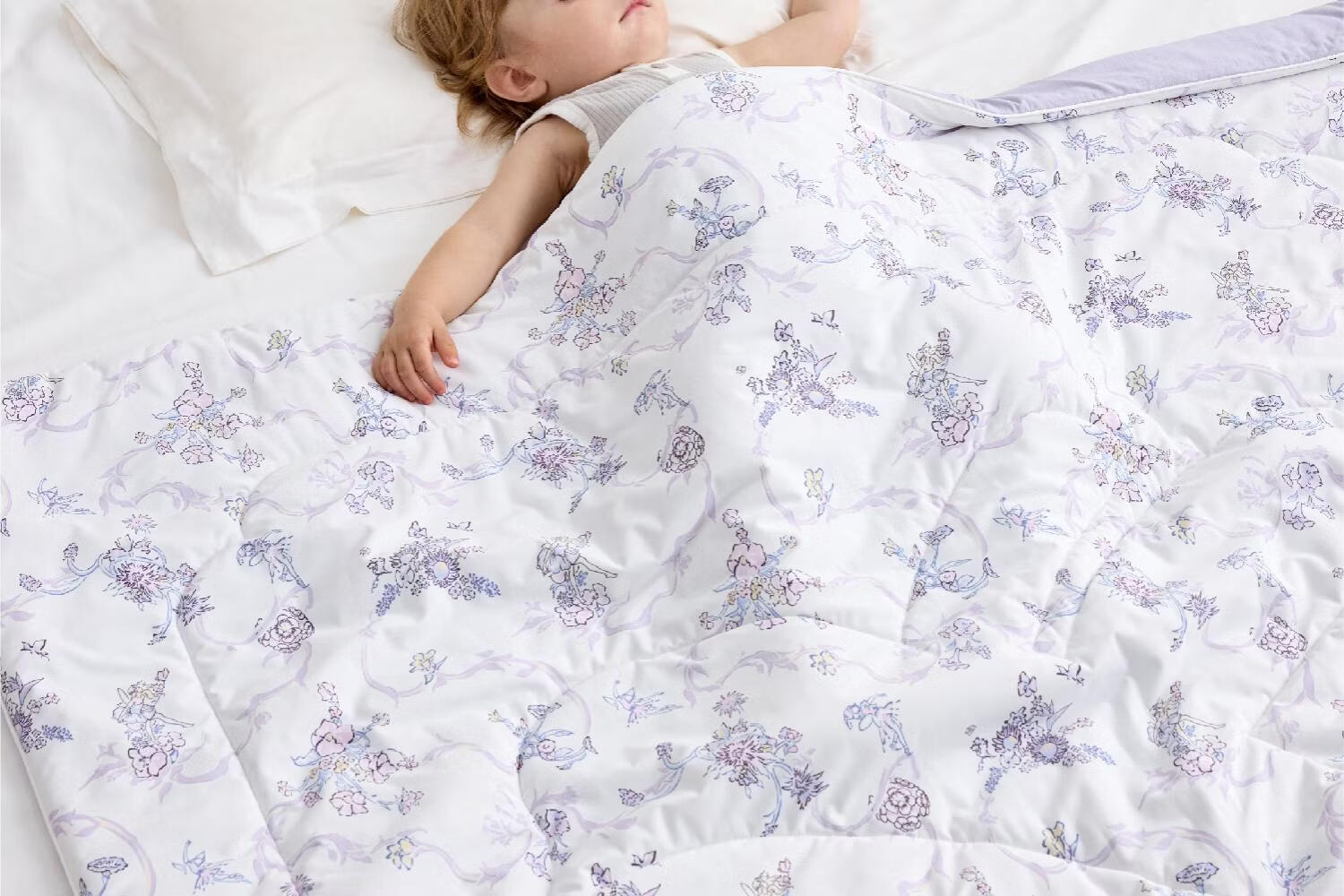 DOMIAMIA Summer Cooling Baby Quilt Antibacterial Air Conditioning Blanket for Newborns, Children's Cooling Quilt, Class A, Tengling 120 26