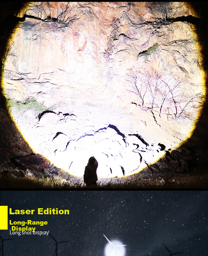 TRE-Hana Dragon Slayer High Brightness Outdoor Multifunctional LED Flashlight Long Range Rechargeable Patrol Lighting 5