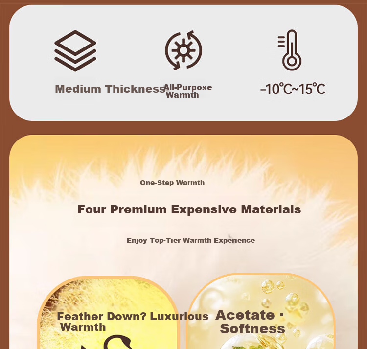 Langsha Men's Thermal Underwear, Antibacterial And Anti-Mite, Goose down Seamless, Heat-Generating, Thin-Fit Autumn Top And Bottom Set 4