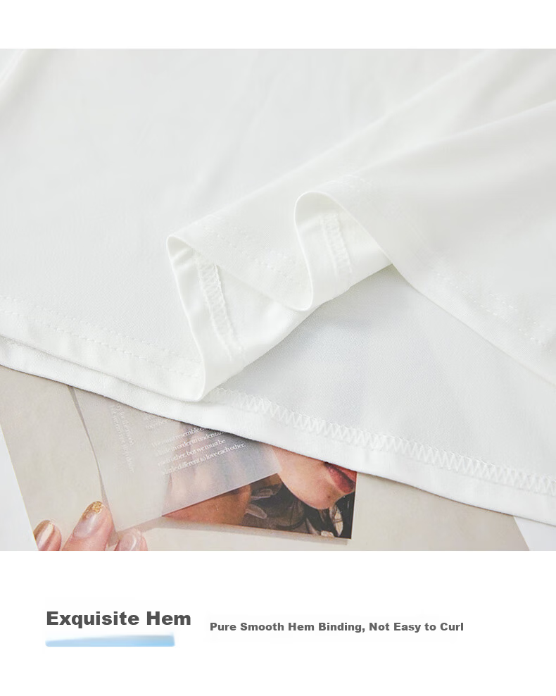 Modal White Loose Fit Tank Top Women Round Neck Racerback Sleeveless Shirt Outerwear Innerwear Base Layer All Seasons Plus Size 15