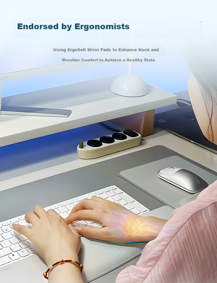 Kensington ErgoSoft™ Mechanical Keyboard Ultra-Thin Keyboard Mouse Wrist Rest Ergonomic Keyboard Wrist Rest K52799 7
