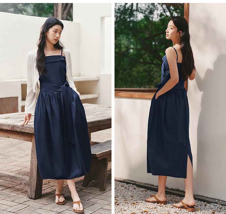 Semir Chen Duling Tulip Hem Strapless Dress Women's Summer 2026 Pure Desire Long Dress 109326114003 18