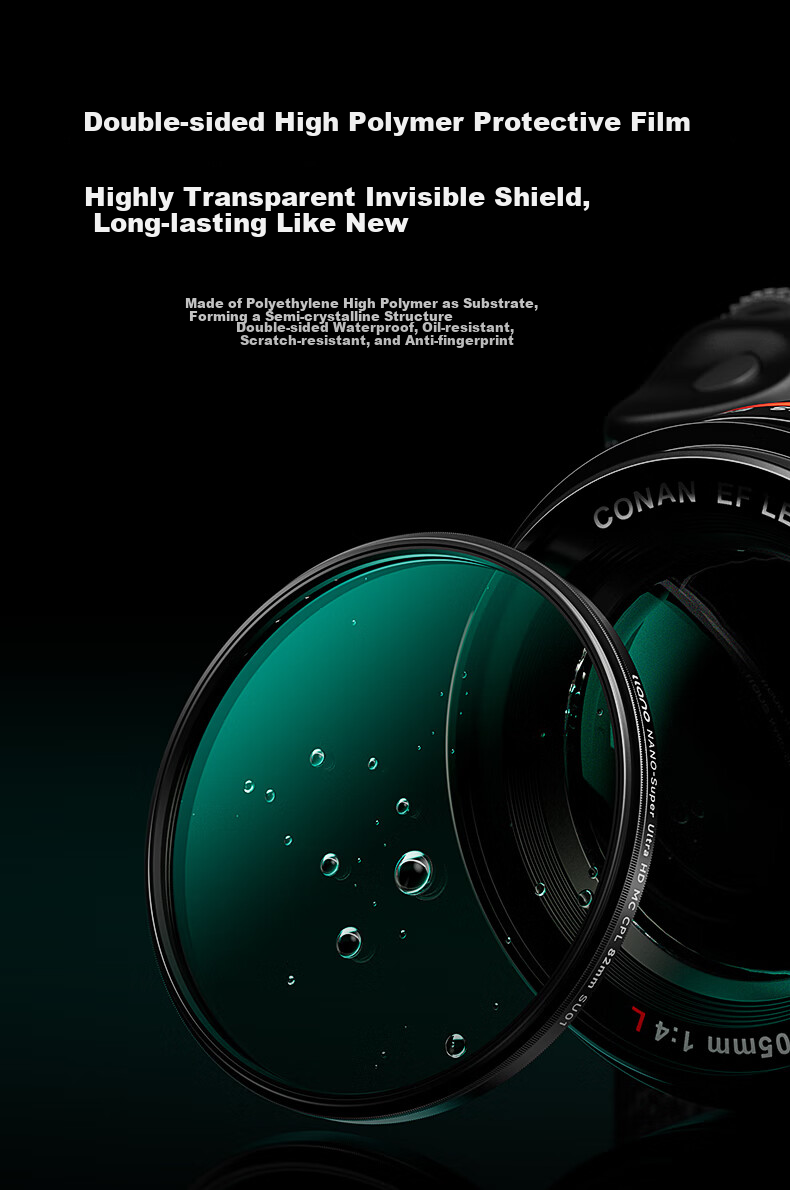Llano CPL Polarizing Filter 40.5mm Thin Frame HD Anti-Reflective Lens Filter for Enhanced Color Saturation Landscape Photography Compatible with Canon Sony Mirrorless DSLR Cameras 16