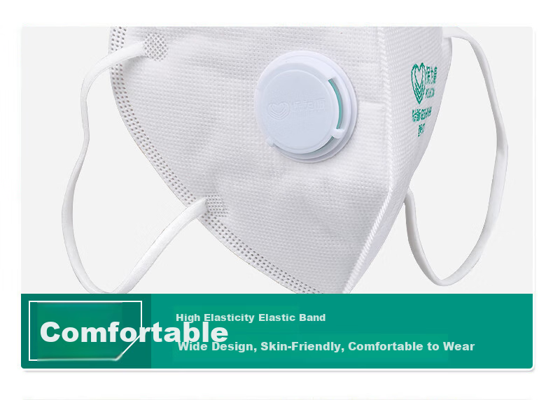 Baowei Kang 9700V Dustproof Mask Earloop KN90 Industrial Dust Particles Pollen Smog PM2.5 Breathable 9