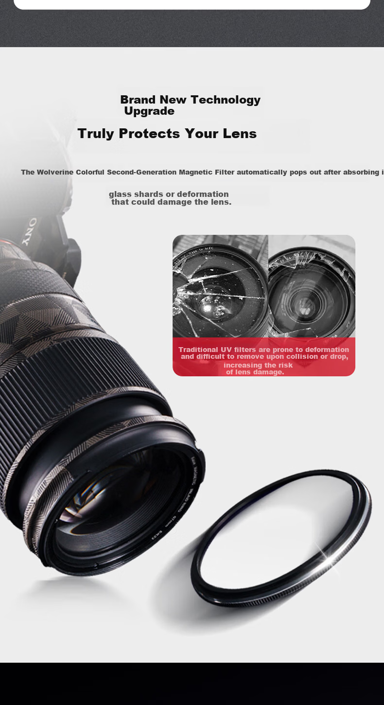 Kase Polarizing Magnetic CPL Filter 67mm Wolverine II Magnetic CPL Polarizer High-Definition High-Transmission Low-Reflection Landscape Photography Filter 5