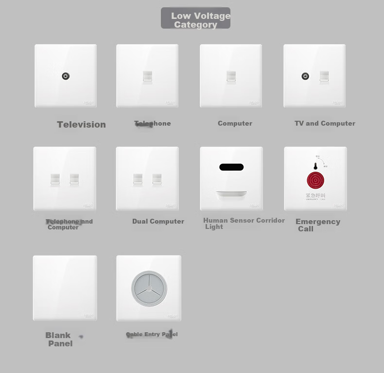 DELIXI 86-Type Ultra-Thin Matte Large Panel 260 Galaxy Gray Single-Gang Single-Control Switch Socket Panel 32