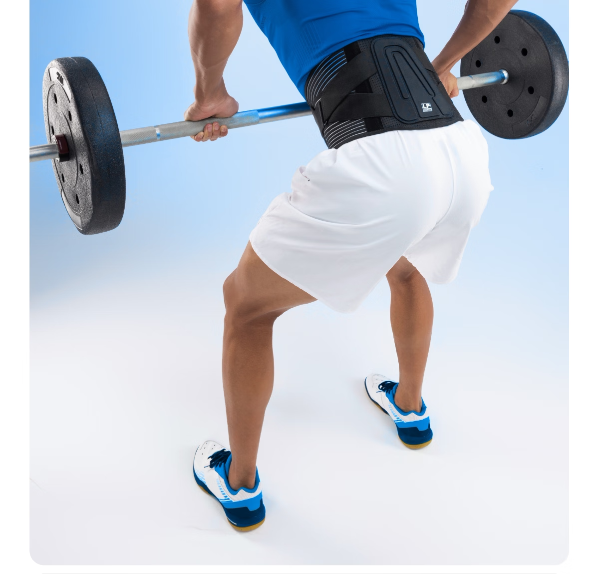 LP 1517CK Men's Waist Support Belt Fitness Training Professional Basketball Waist Trainer Running Squat Abdominal Belt Black L/XL 30