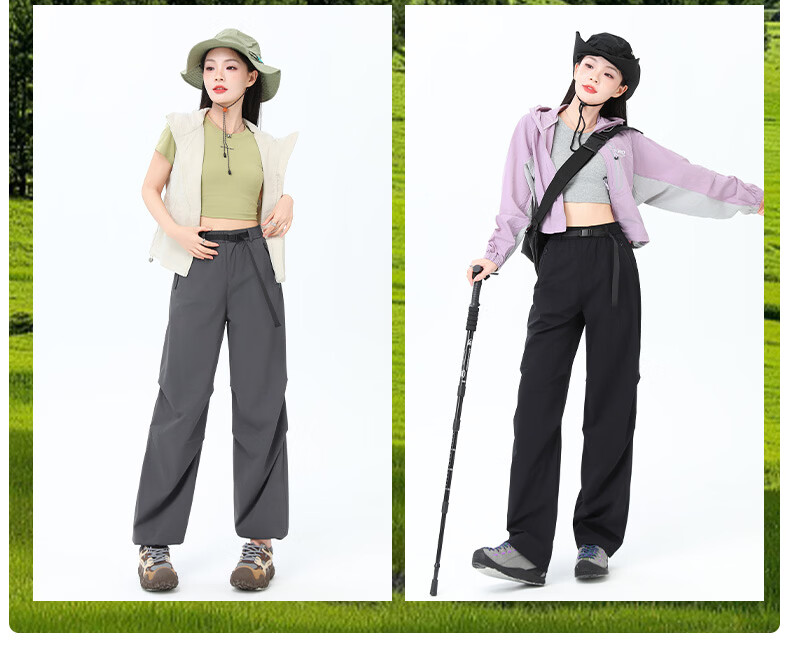 Xueqiman Lightweight Work Pants 2026 Spring Summer Thin Outdoor Windproof Waterproof Mountaineering Paratrooper Pants 12