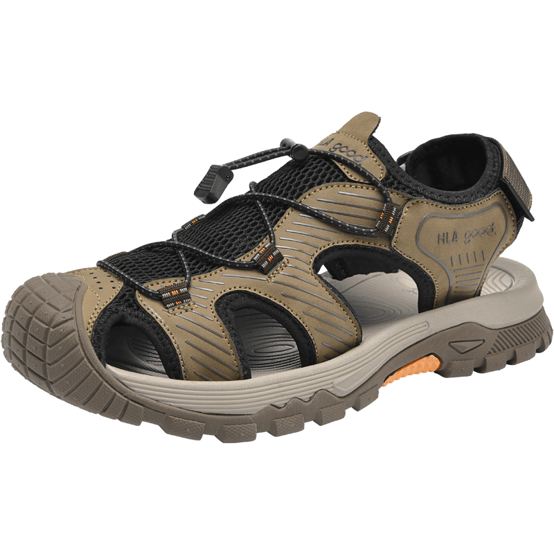 HLA Hailan Home Men's Outdoor Casual Sports Closed-Toe Sandals