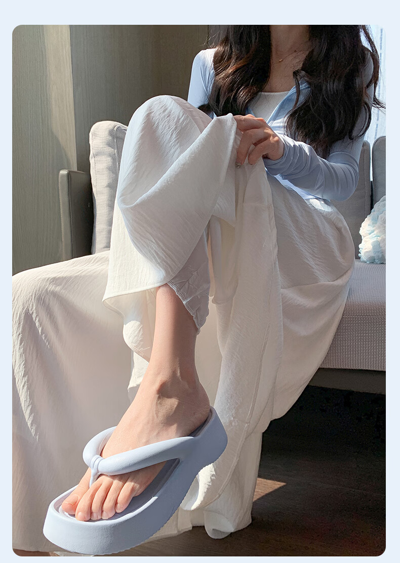 Borui Ice Silk Wide-Leg Pants Women's Summer Thin 2026 New Skirt Pants Textured Milk Fabric Yamamoto Chiffon Trousers 16