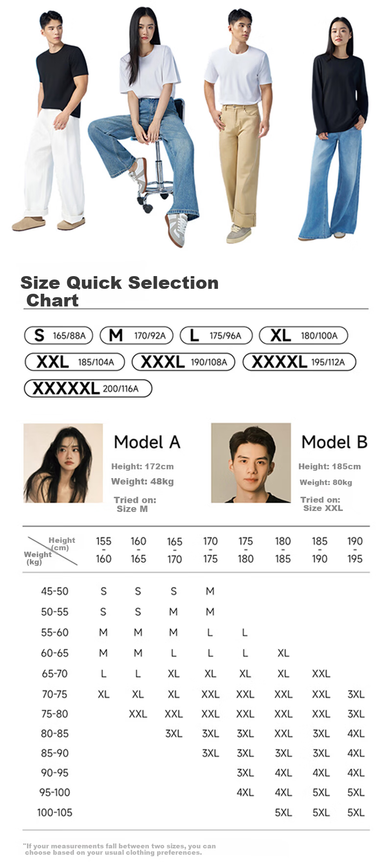 LangSha Men's Heavyweight Pure Cotton White T-Shirt Base Layer [Ren Jialun Same Style] Three-Protection Long Sleeve Non-See-Through Couple's Women's Top 6