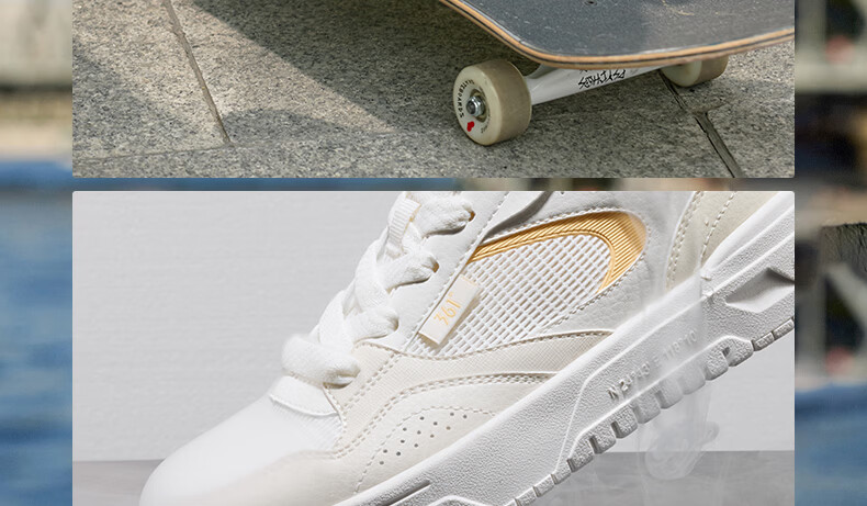 361° Women's Sports Shoes Soda 3 Spring Summer Breathable Retro Thick Sole Casual Sneakers 682616619-4 9
