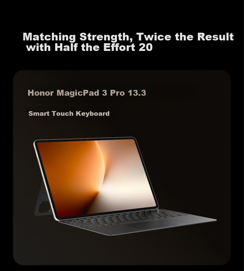 Honor MagicPad3 Pro 13.3-inch Tablet [National Subsidy] 5th Gen Snapdragon 8 Supreme Edition Chip Starry Gray 16+512GB Refreshed Version 25