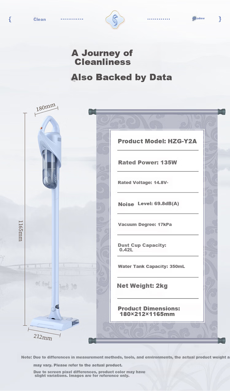 Haier Wireless Cordless Vacuum Cleaner with Mopping Function, Lightweight Portable Pet Hair Remover for Home and Car, High Power Strong Suction Wet and Dry Multi-Use Handheld Vacuum HZG-Y2A Group Purc 10