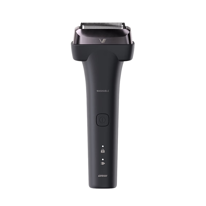 IZUMI Fountain Pen, New Nail Series V858 Black, Electric Shaver Reciprocating Men's Razor Imported Blade Net with 5 Blades, Gift for Boyfriend, Husband, Father