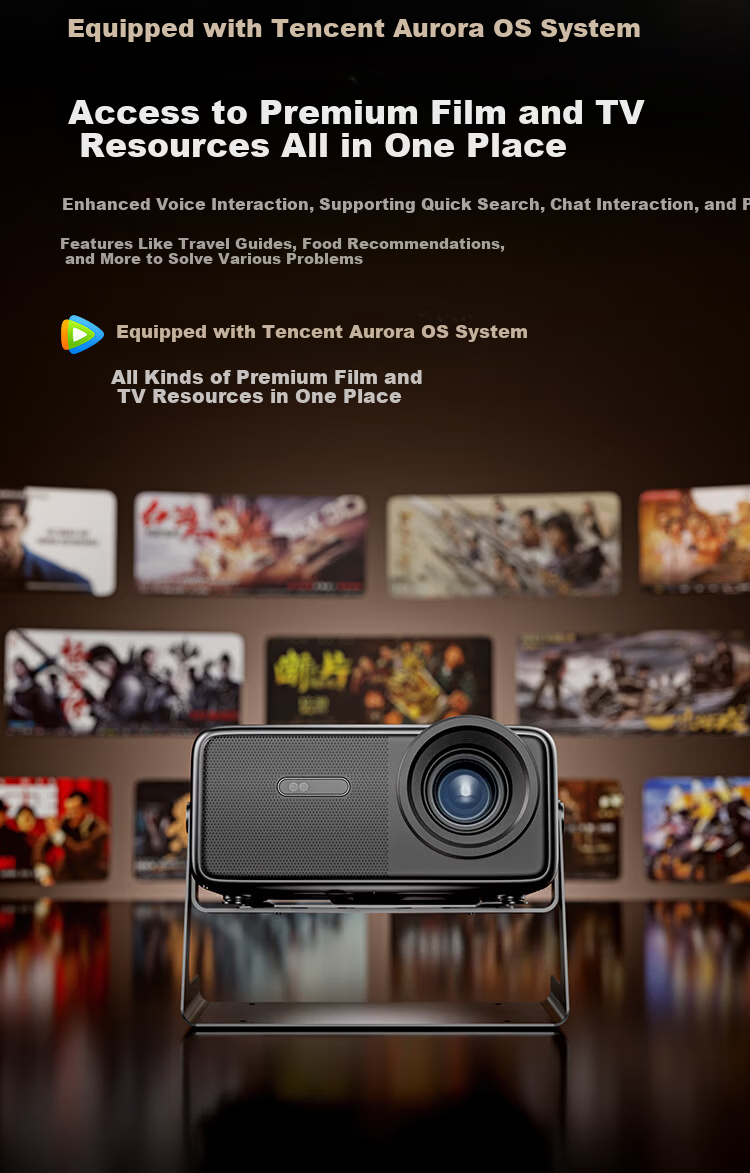JD Jingzao Ultra 1300CVIA High-Brightness PTZ Projector Laser TOF Visual Focus Home Theater All-in-One PTZ 4K Smart Projector 16