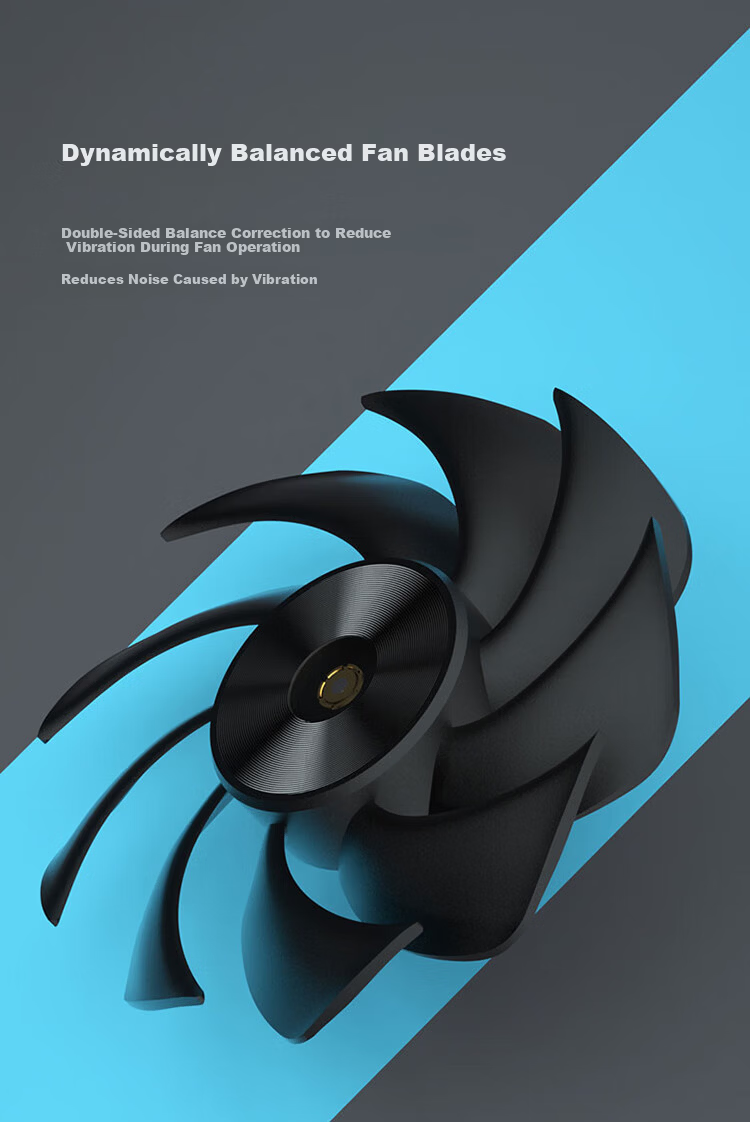 ProArtist G6 Dual Tower CPU Air Cooler 6 Heat Pipes Fan Speed Control Desktop Computer Cooler Compatible with Intel/AM5 6