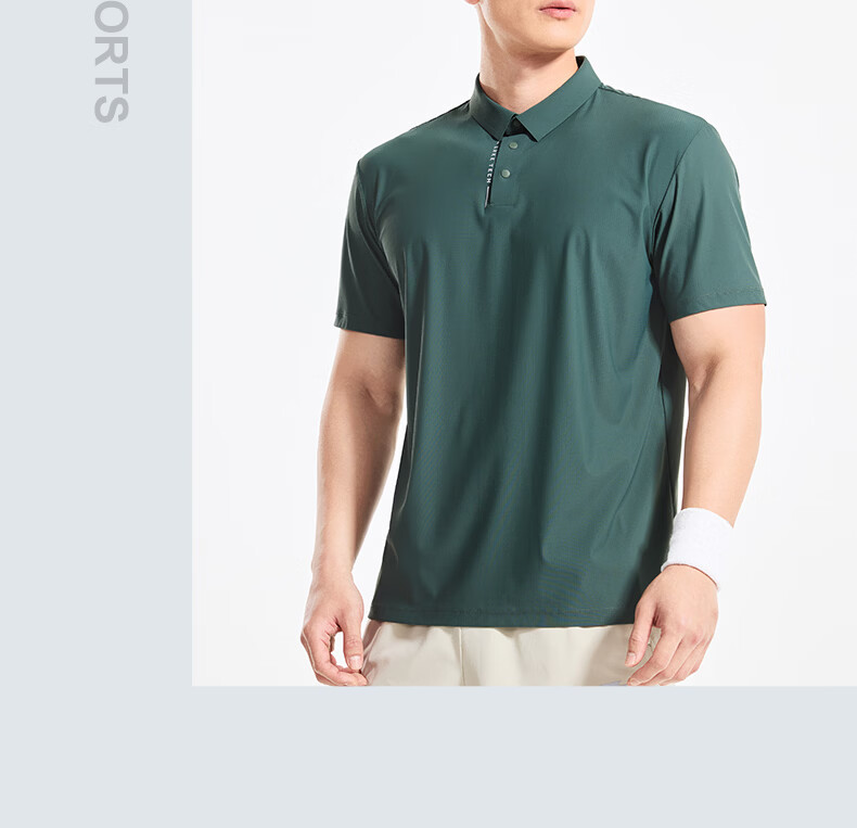 Erke Polo Shirt Summer Collared T-Shirt Sports Outdoor Casual Short Sleeve Ice Cool Lightweight Breathable High Elasticity Light Business Top 13