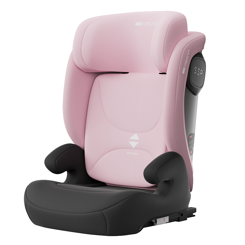 Osann MAX3 German Child Safety Car Seat for Ages 3-12, Car Booster Cushion with Height Increase for Older Children, New National Standard