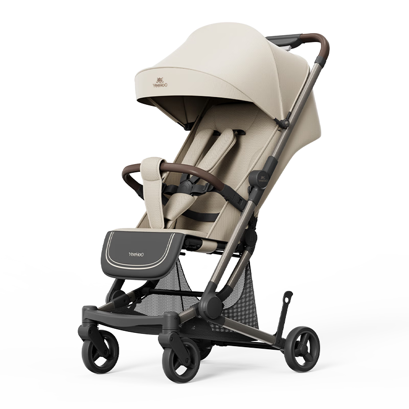 YEEHOO Youxing Baby Stroller Lightweight High-View Shock-Absorbing Reclining Seat Gravel Gray