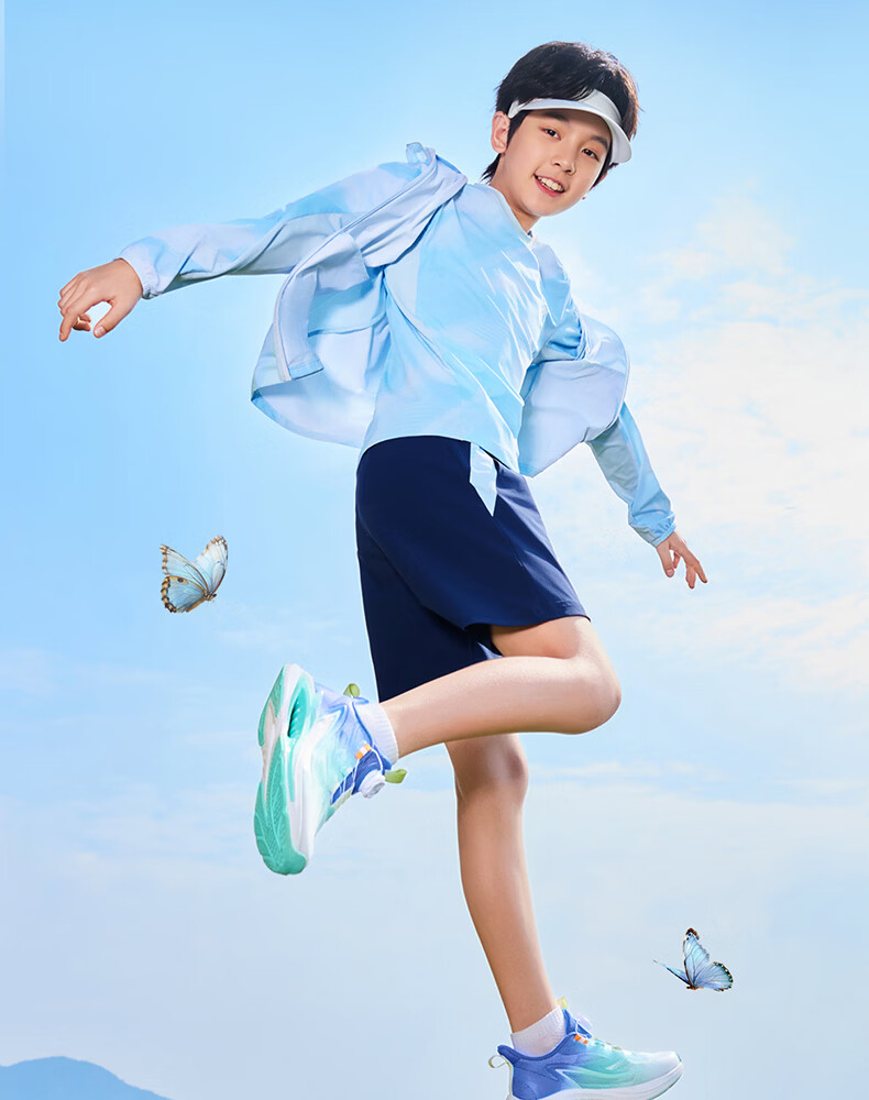 361° Wind Breath 7.0 Kids Running Shoes 26 Autumn Boys Girls Lightweight Bounce Cushioning Professional Dial Sports Shoes Black 37 3