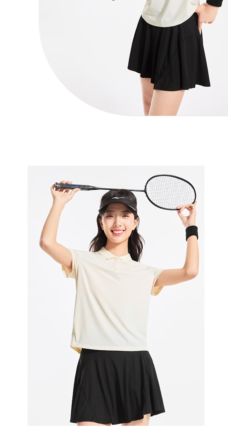 Erke Women's Micro Collar Short Sleeve T-Shirt Summer Sports Polo Shirt Moisture-Wicking Quick-Dry Ice Cool Casual Outdoor Base Layer Collared Tee 9