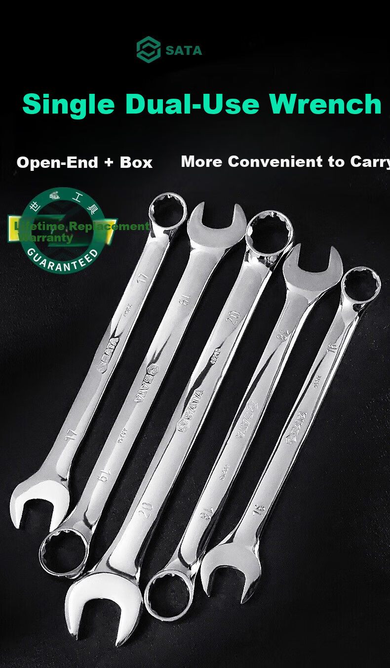 SATA Polished Dual-Use Wrench 16MM 40211 1