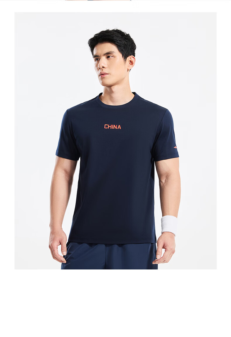 Erke Men's Crew Neck Short Sleeve Knit Shirt Summer Skin-Friendly Soft Breathable Sports T-Shirt Fashion Casual Base Layer Top 15