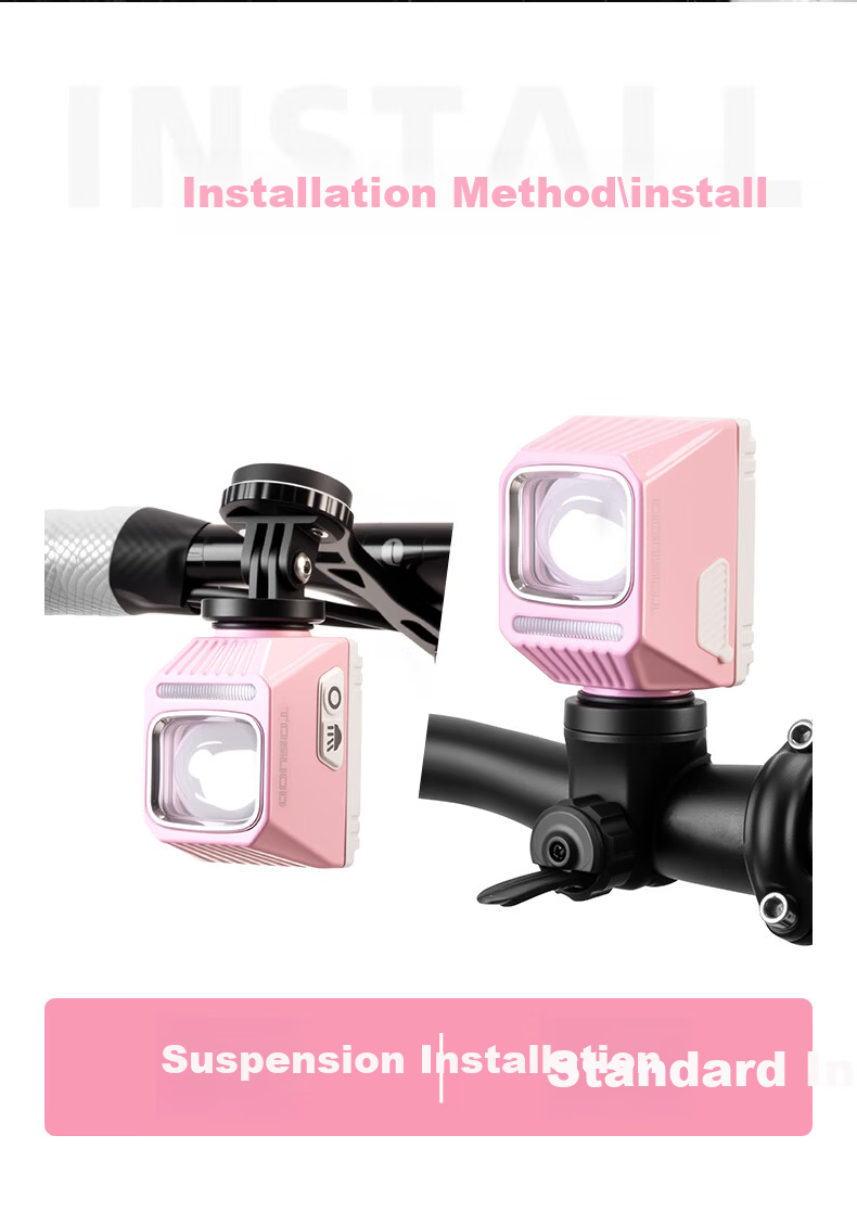 Captain Tas 2000 Lumen Cutoff Line Design Quick Release Quick Charge Long Battery Life High Brightness Night Cycling Light 11