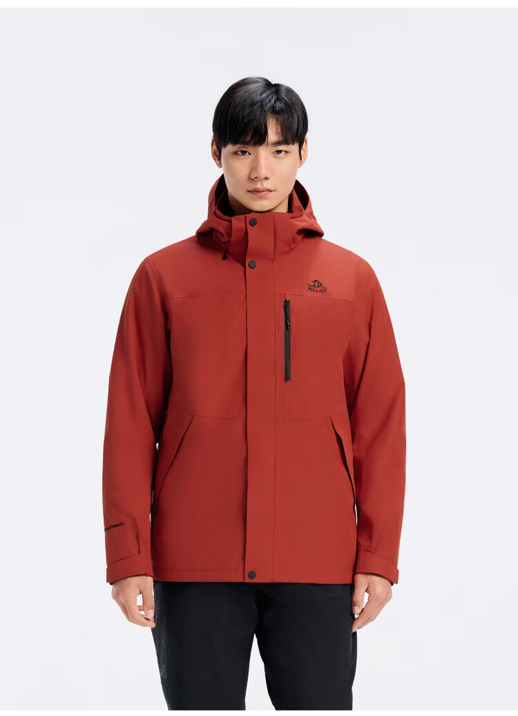 Pelliot Mountain Classic 3.0 3-in-1 Waterproof Jacket Spring Autumn Unisex Warm Coat 125301055 Purple L 20