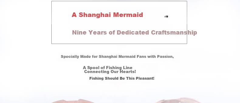 Mermaid Second Generation Fishing Line Main Set, Original Silk Fishing Line, Leader Line, Fishing Line, Fishing Tackle, Fishing Line 60 Meters, Leader Line 1.5 2