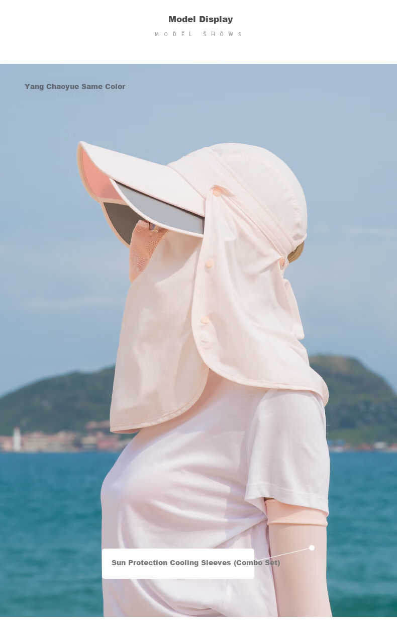 Kenmont Spring Summer Sun Protection Face Covering UV Protection Open Top Hat Light Khaki 11