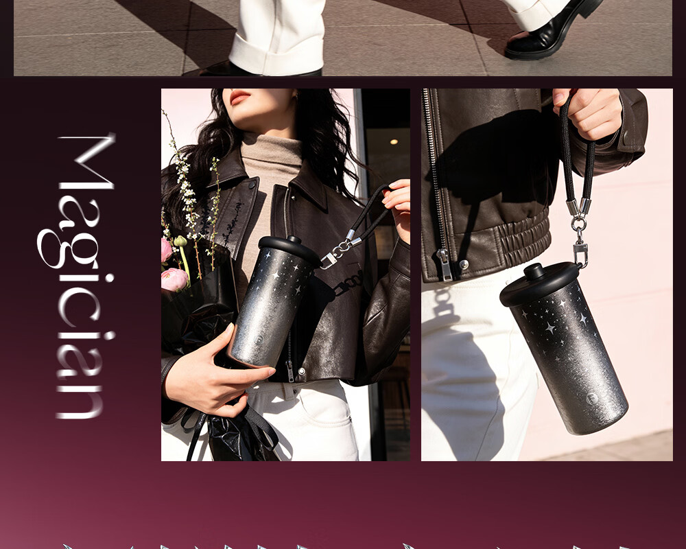 Fuguang Pure Titanium Insulated Water Bottle for Women High-Value Titanium Straw Portable Coffee Tea Cup Gift 7