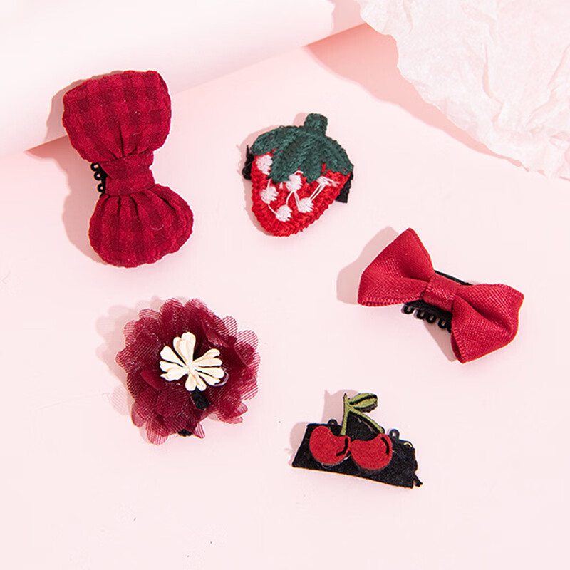 Baishang Yite Creative Accessories Cartoon Hair Accessories Princess Hair Clips Baby Hairpin Girls Hair Clips 14 Pieces Children's Day Gift