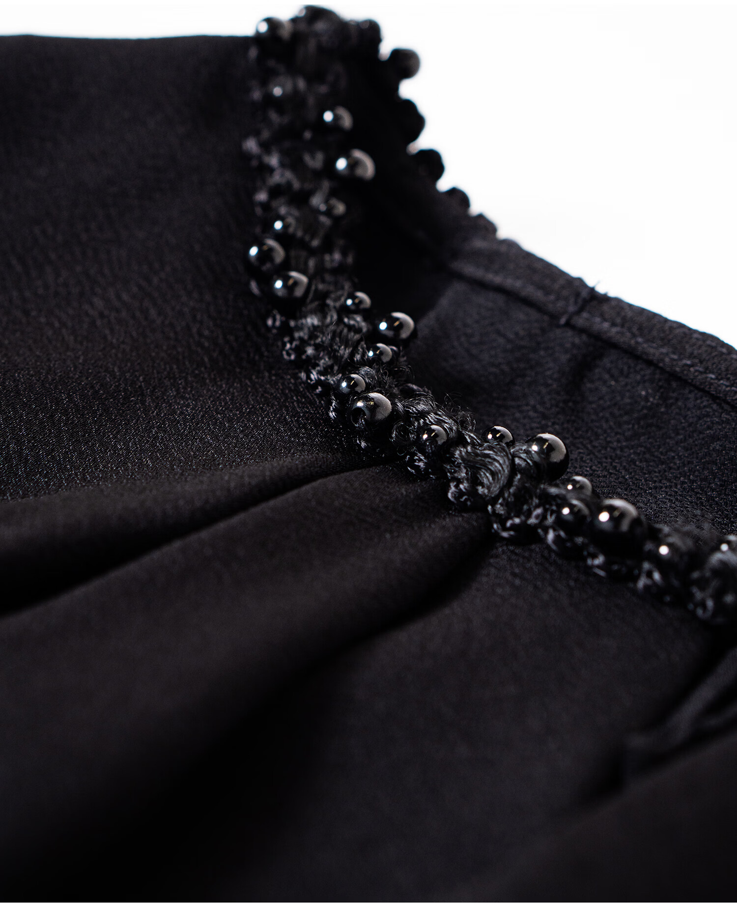 ROEYSHOUSE Elegant Satin Spliced Chiffon Shirt for Women Spring Light Luxury Hollow Out Top 13643 Black S 15