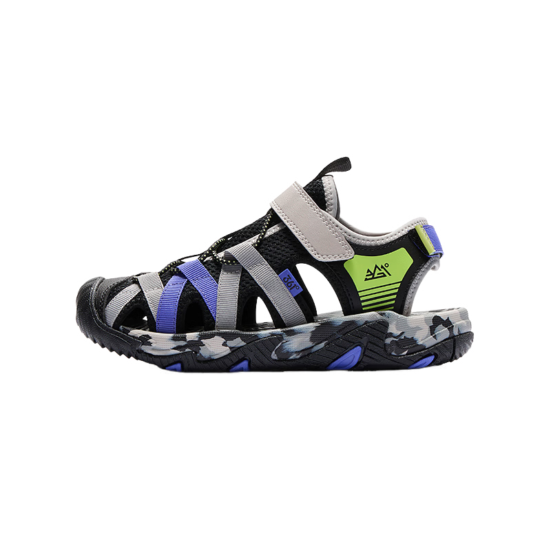 361° Kids Sandals 26 Summer Boys Girls Breathable Closed-Toe Anti-Collision Beach Frame Shoes Black Size 38