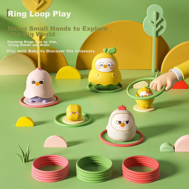 马丁兄弟儿童俄罗斯套娃玩具叠叠乐层层杯玩具创意玩具男孩女孩生日礼物